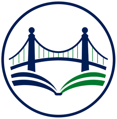 StudyBridge Academy bridge and book monogram